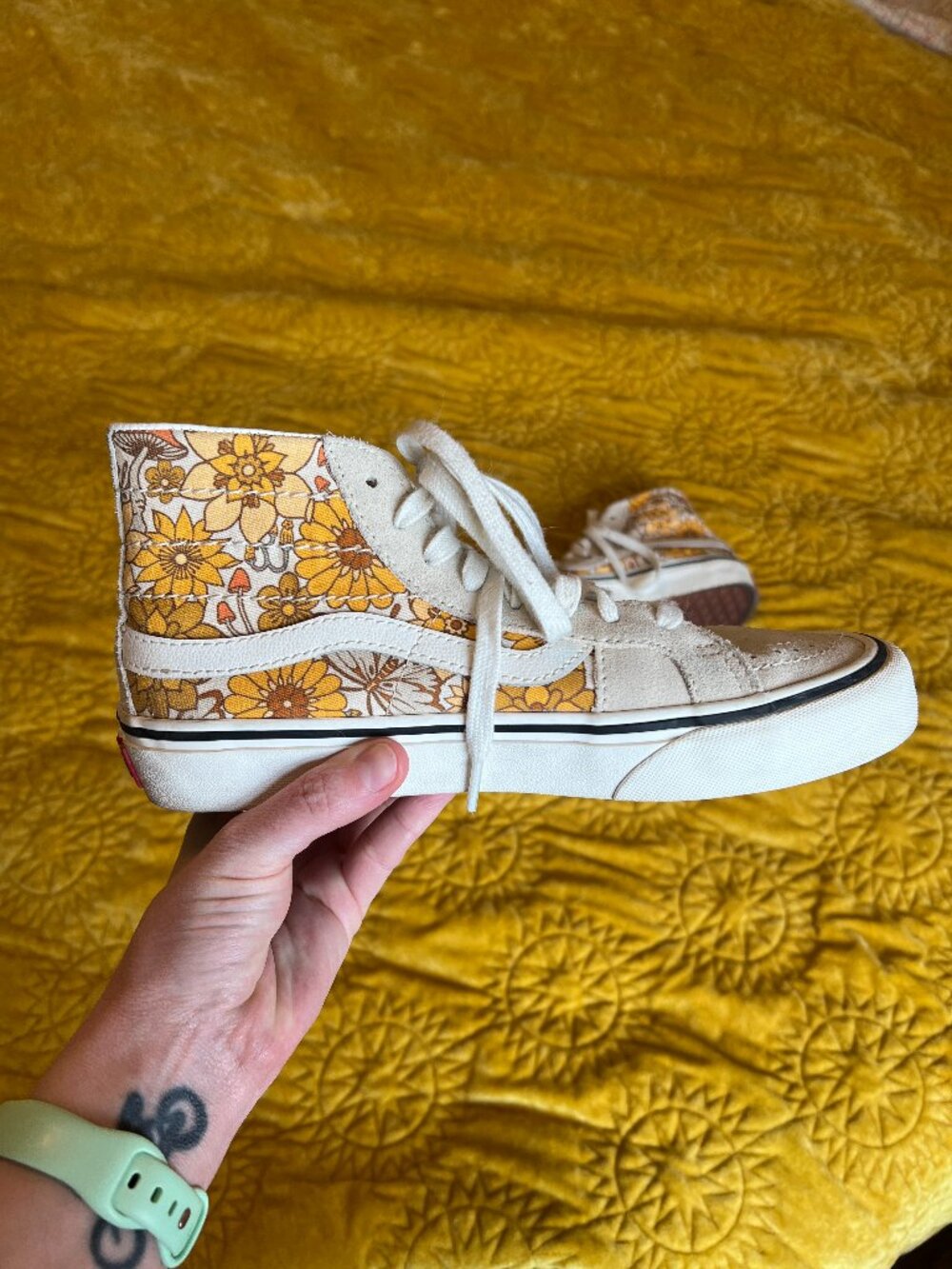 Vans SK8-Hi Trippy Hippie Floral size 7.5